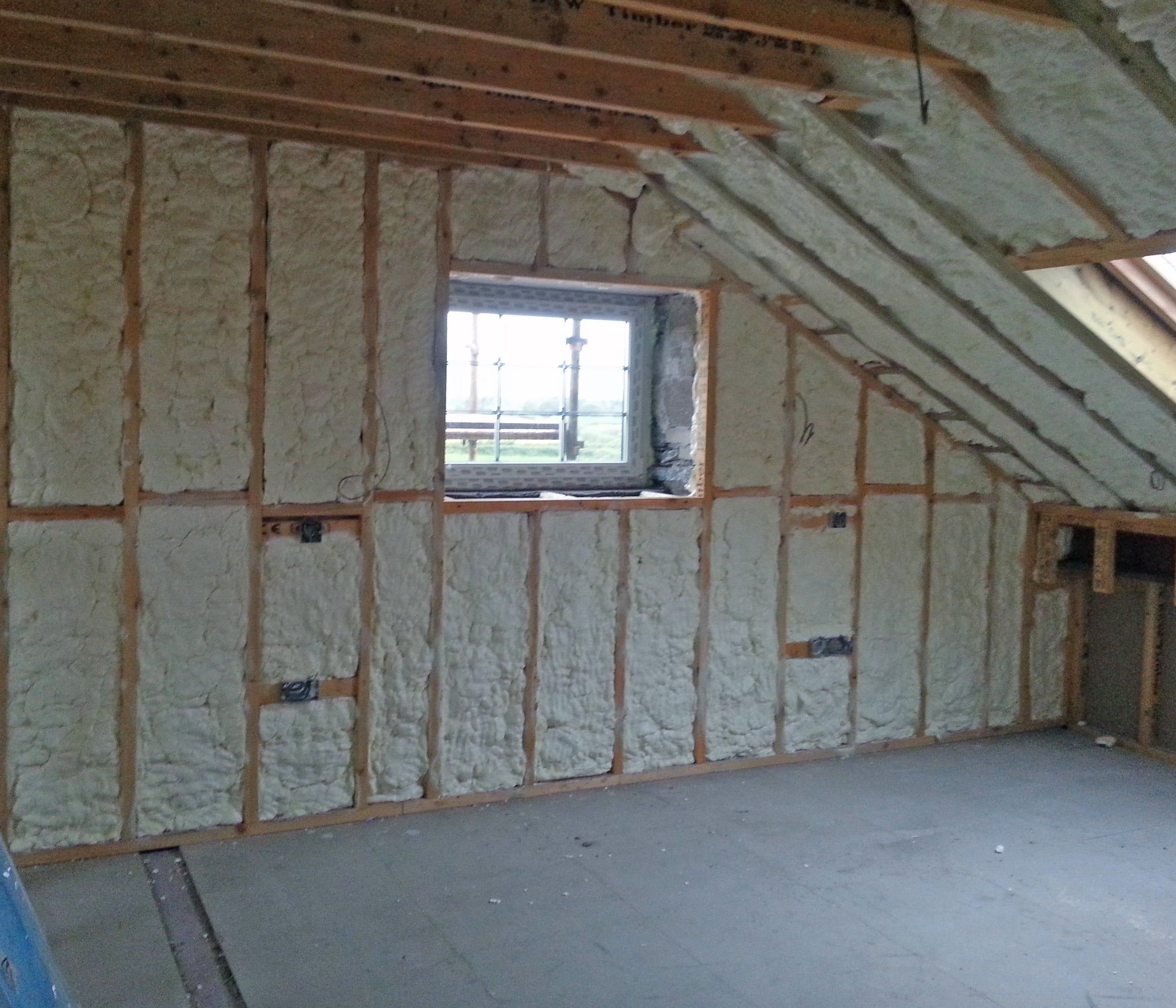 Innovative Spray Foam insulation for grade 2 listed Cambridge barn restoration Huntsman